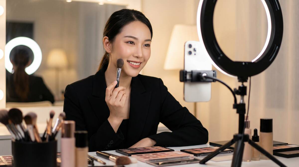 17c一起草美妆视频教程